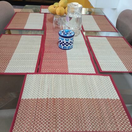 Handloom Table Mat – Kris & Gel Handmade Crafts